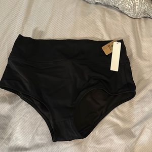 Medium Pink swim bottoms NEVER WORN WITH Tags and panty liner